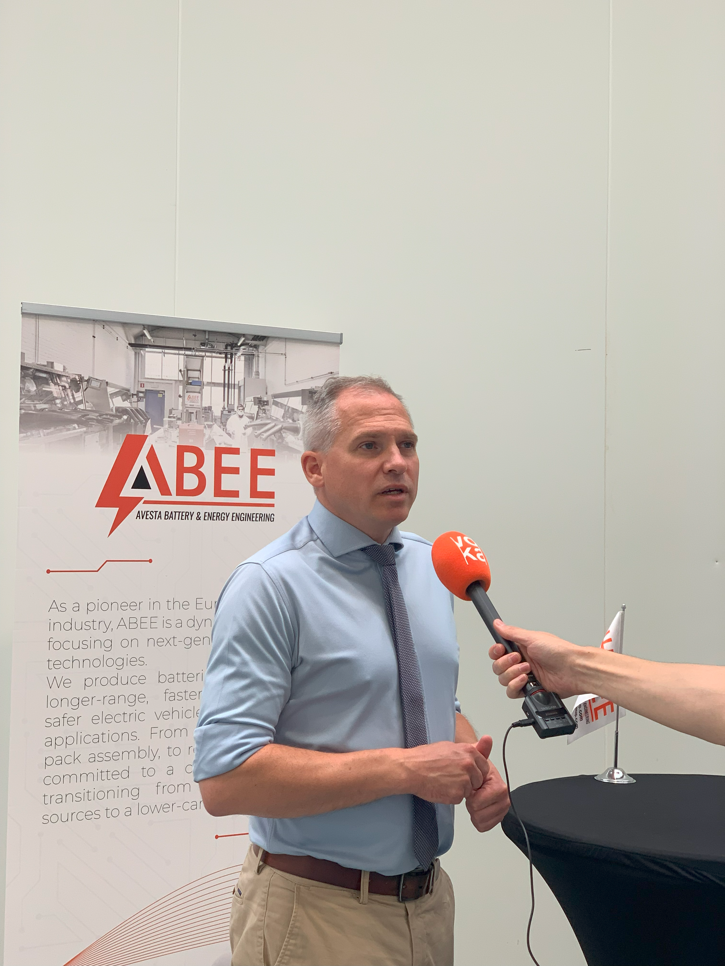 Minister Matthias Diependaele visits ABEE